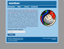 Tablet Screenshot of mothur.org